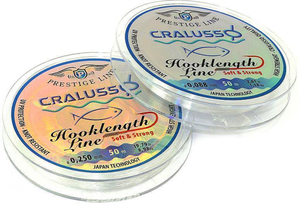 Леска CRALUSSO Hooklength Prestige (50м) - 0,123мм